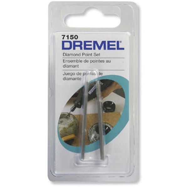 Dremel 7150 Diamond Wheel Point Set, 0.62 x 1.89 x 3.94 in. DR572591 - main